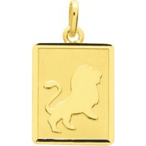Stella - Médaille zodiaque lion or 750/1000 jaune  (18K) - Bijoux enfants