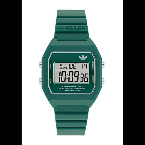 Adidas Watches - Montre Mixte Adidas Watches Street AOST23558 - Bracelet Résine Vert - Adidas originals montres