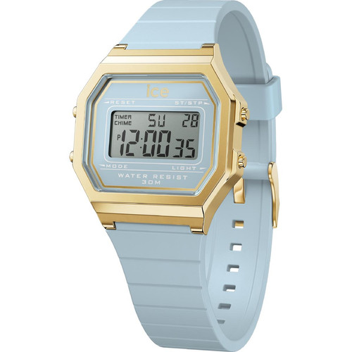 Montre Femme Ice-Watch ICE digit retro - Tranquil blue - Small - 022058