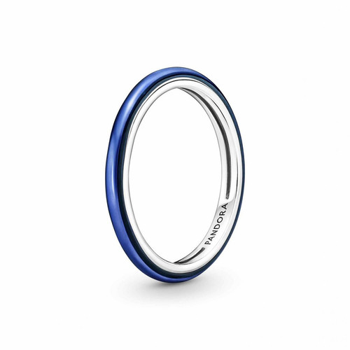 Pandora - Bague ronde Bleu electrique Pandora ME - Promo montre et bijoux 20 30