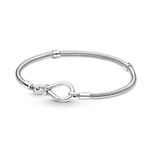 Bracelet Pandora Moments - Maille Serpent Nœud de l’Infini