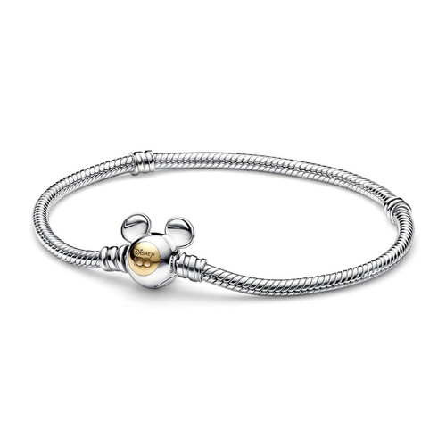 Pandora - Bracelet Disney Maille Serpent 100e Anniversaire - Charms disney pandora
